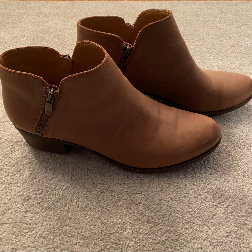 Lucky Brand booties brown size 10